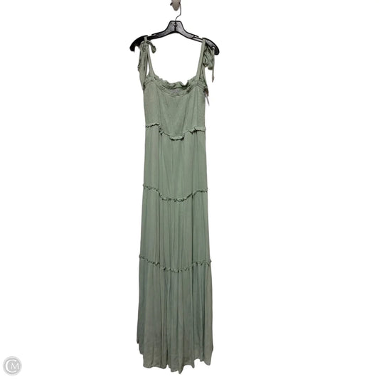 Dress Casual Maxi By Miss Sparkling In Green, Size: L