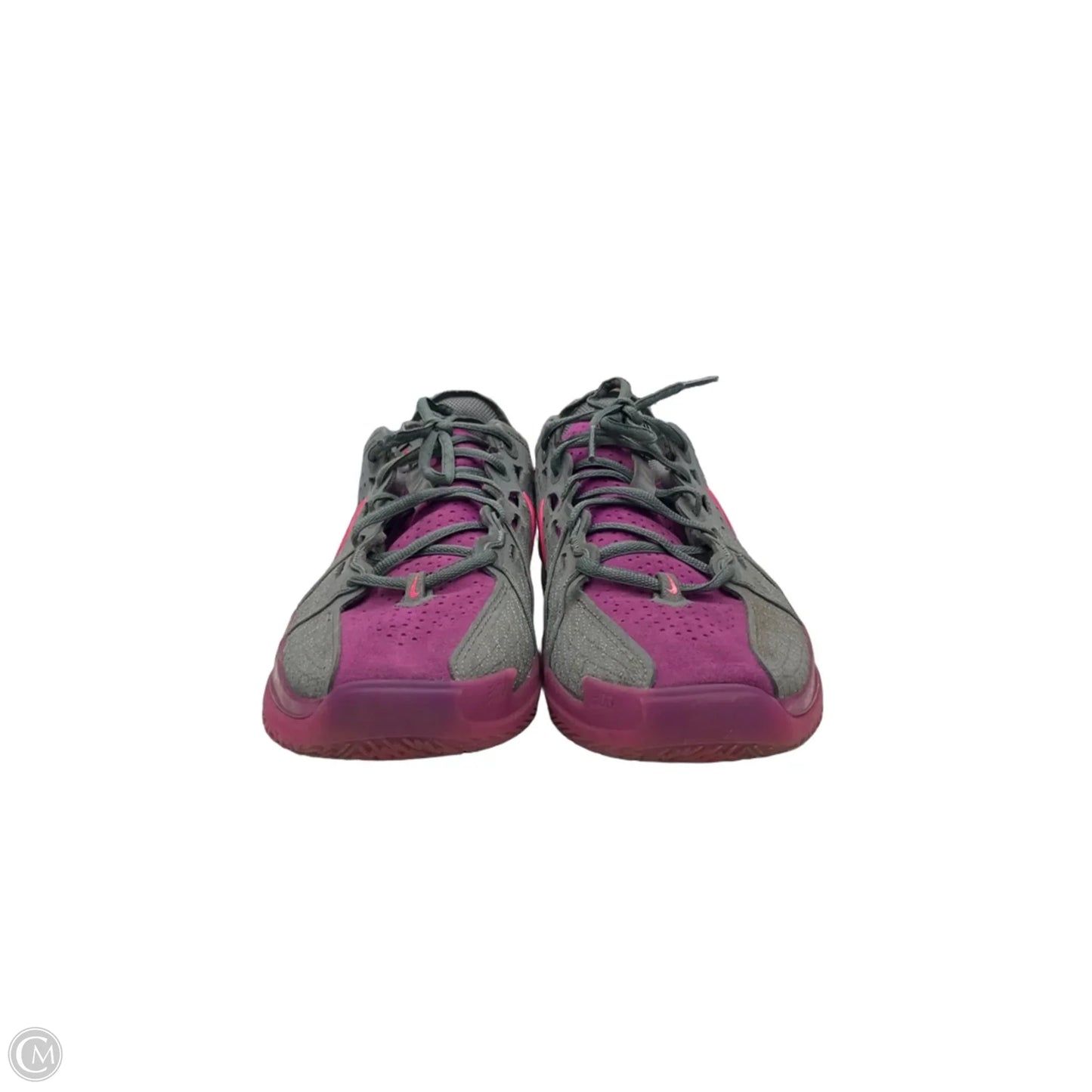Shoes Sneakers By Nike In Grey & Purple, Size: 8