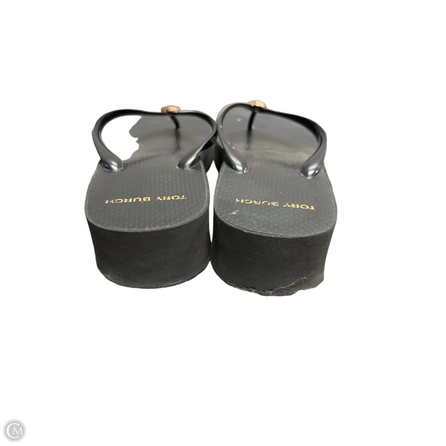 Sandals Designer By Tory Burch In Black, Size: 9