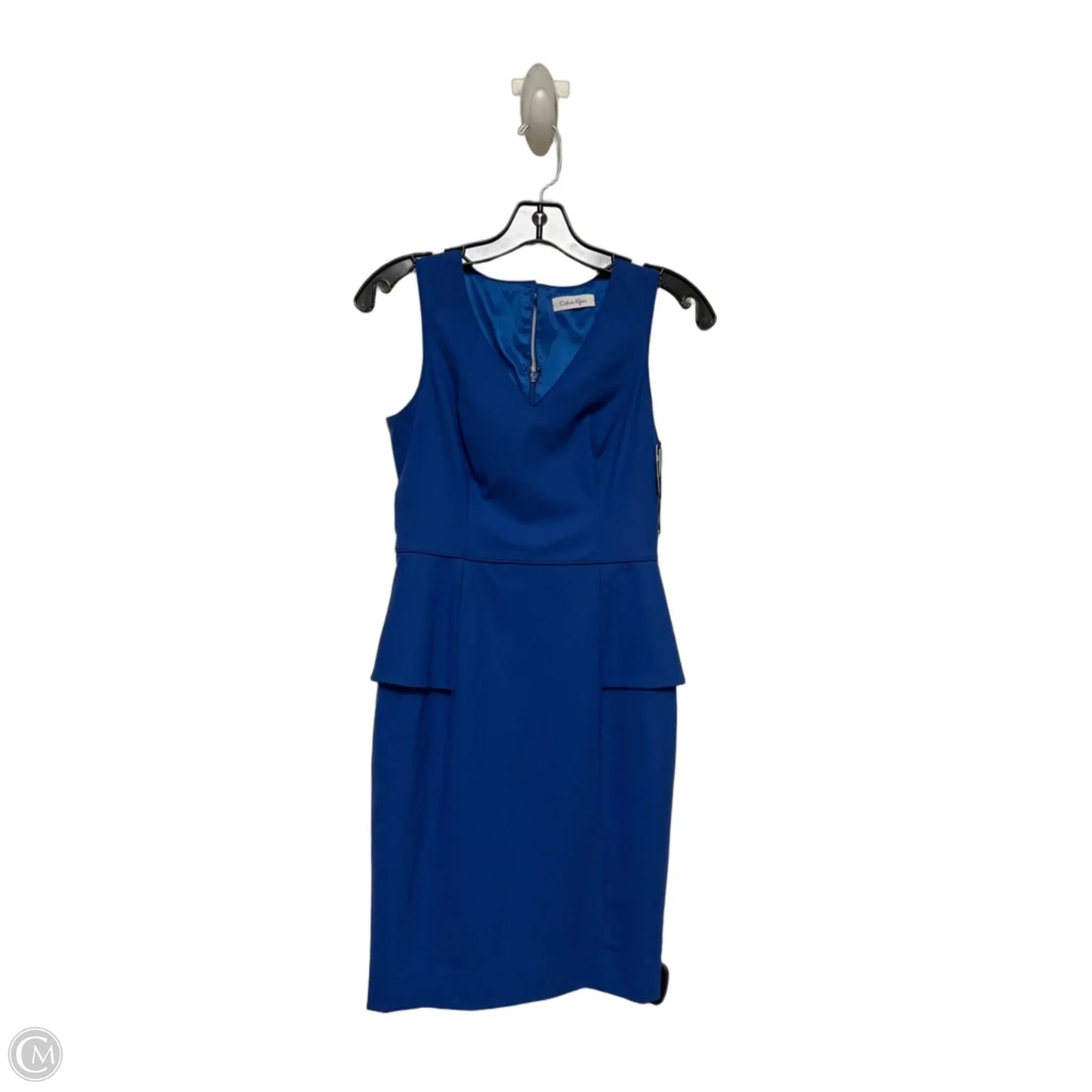 Dress Casual Short By Calvin Klein In Blue, Size: S