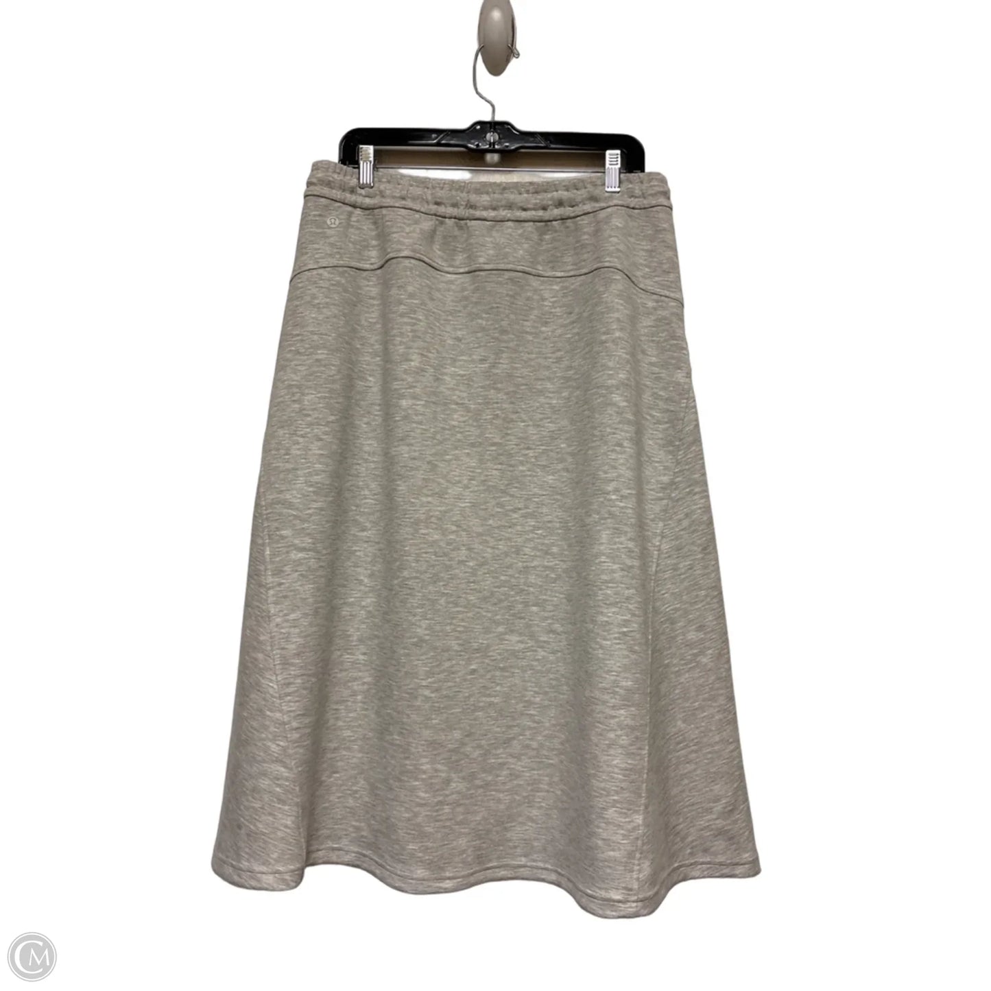 Athletic Skirt By Lululemon In Grey, Size: Xl