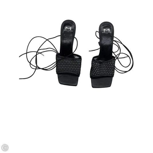 Sandals Heels Stiletto By Marc Fisher In Black, Size: 9
