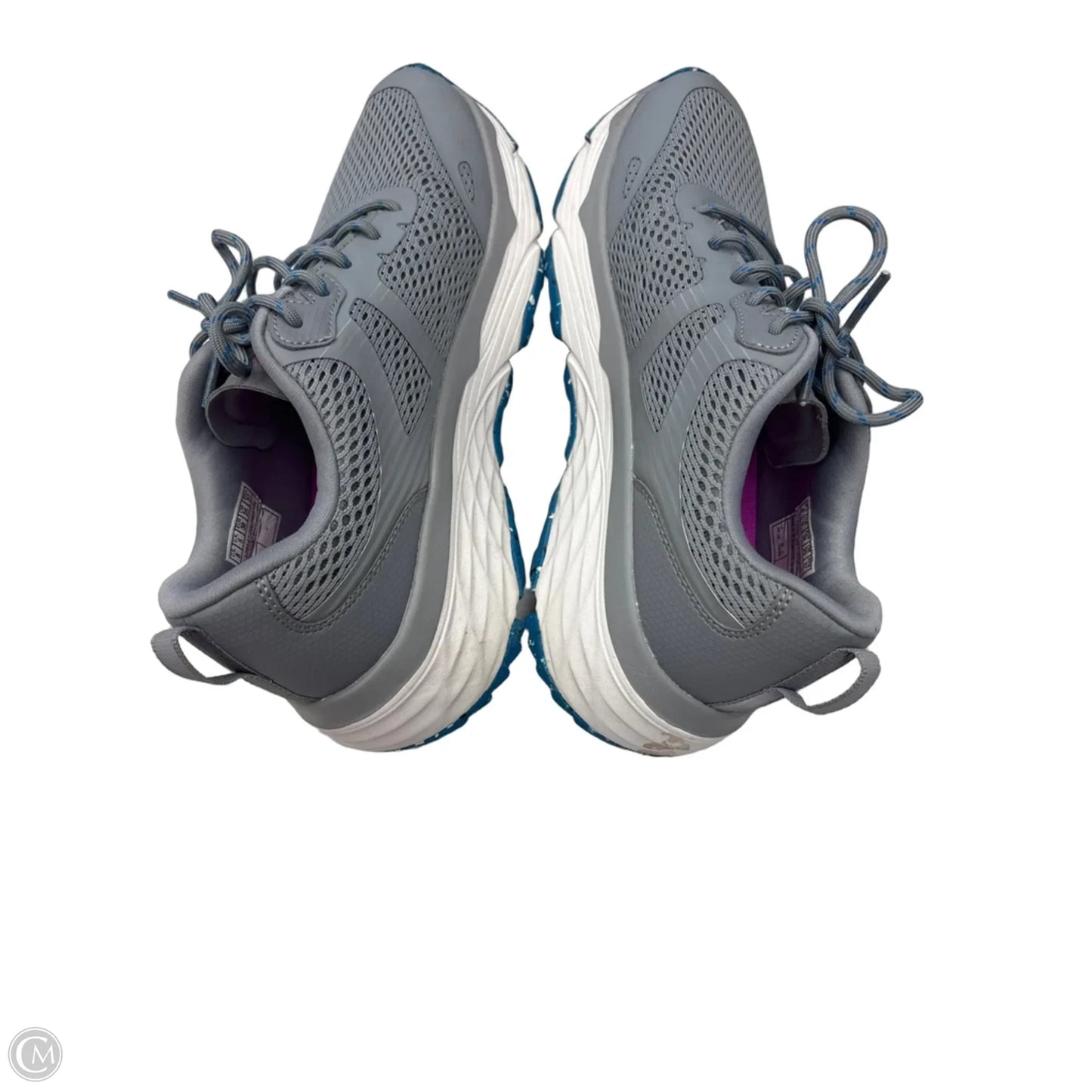 Shoes Athletic By Skechers In Blue & Grey, Size: 8