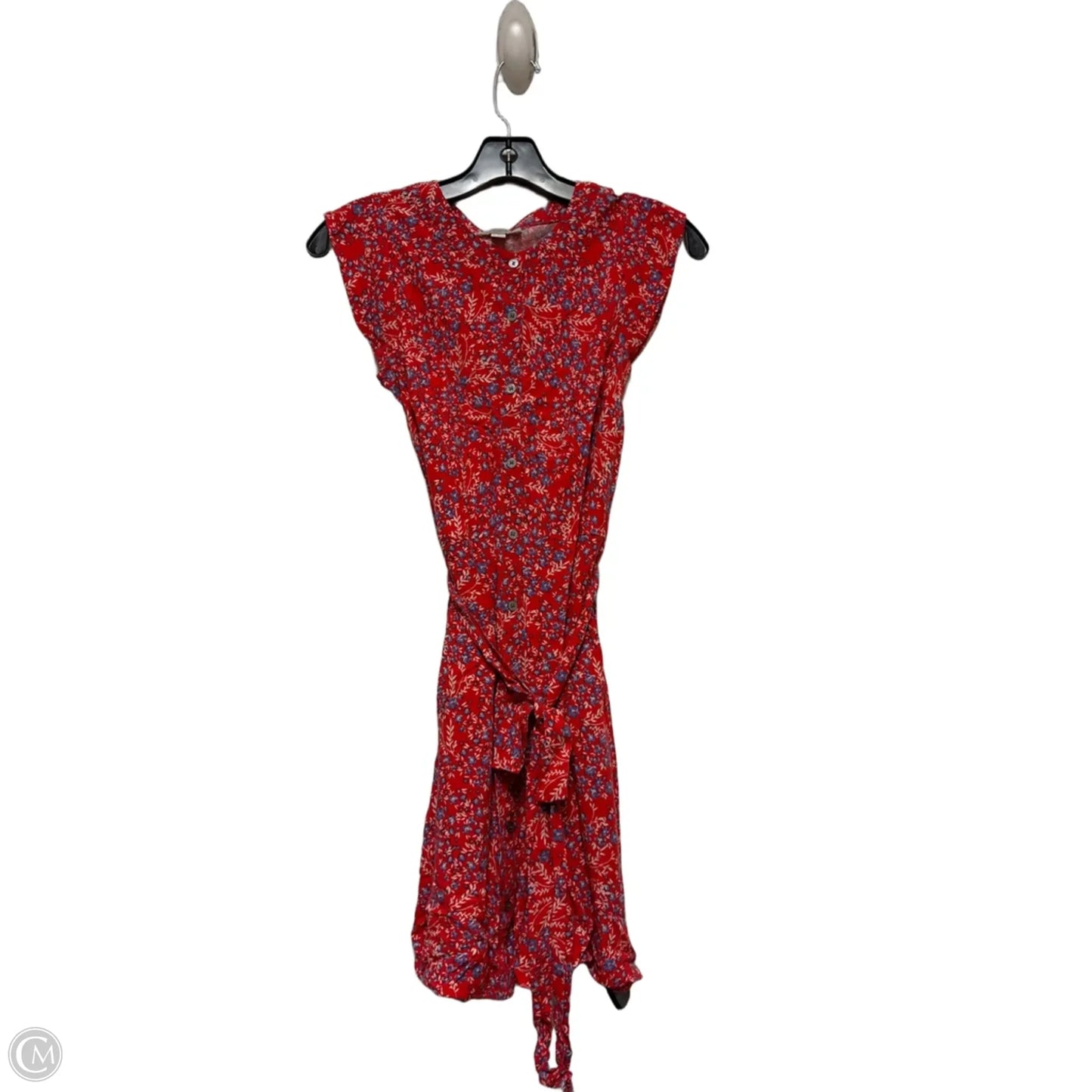 Dress Casual Short By Loft In Floral Print, Size: Xs