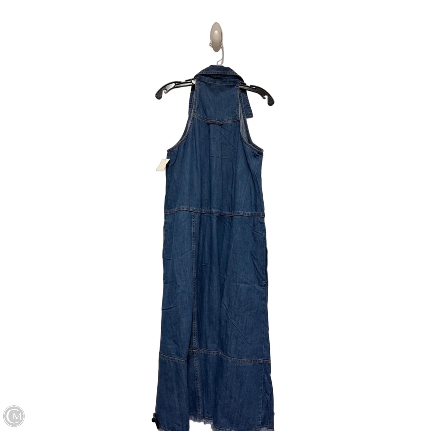 Dress Casual Midi By Pilcro In Blue Denim, Size: M