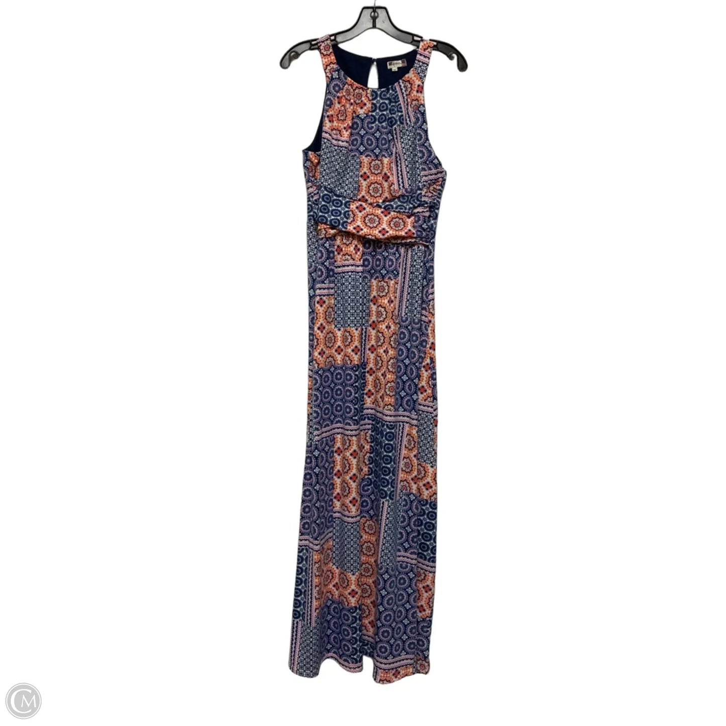Dress Casual Maxi By Kut In Blue & Orange, Size: M