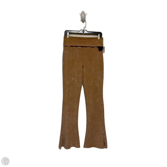 Athletic Leggings By Pink In Brown, Size: L