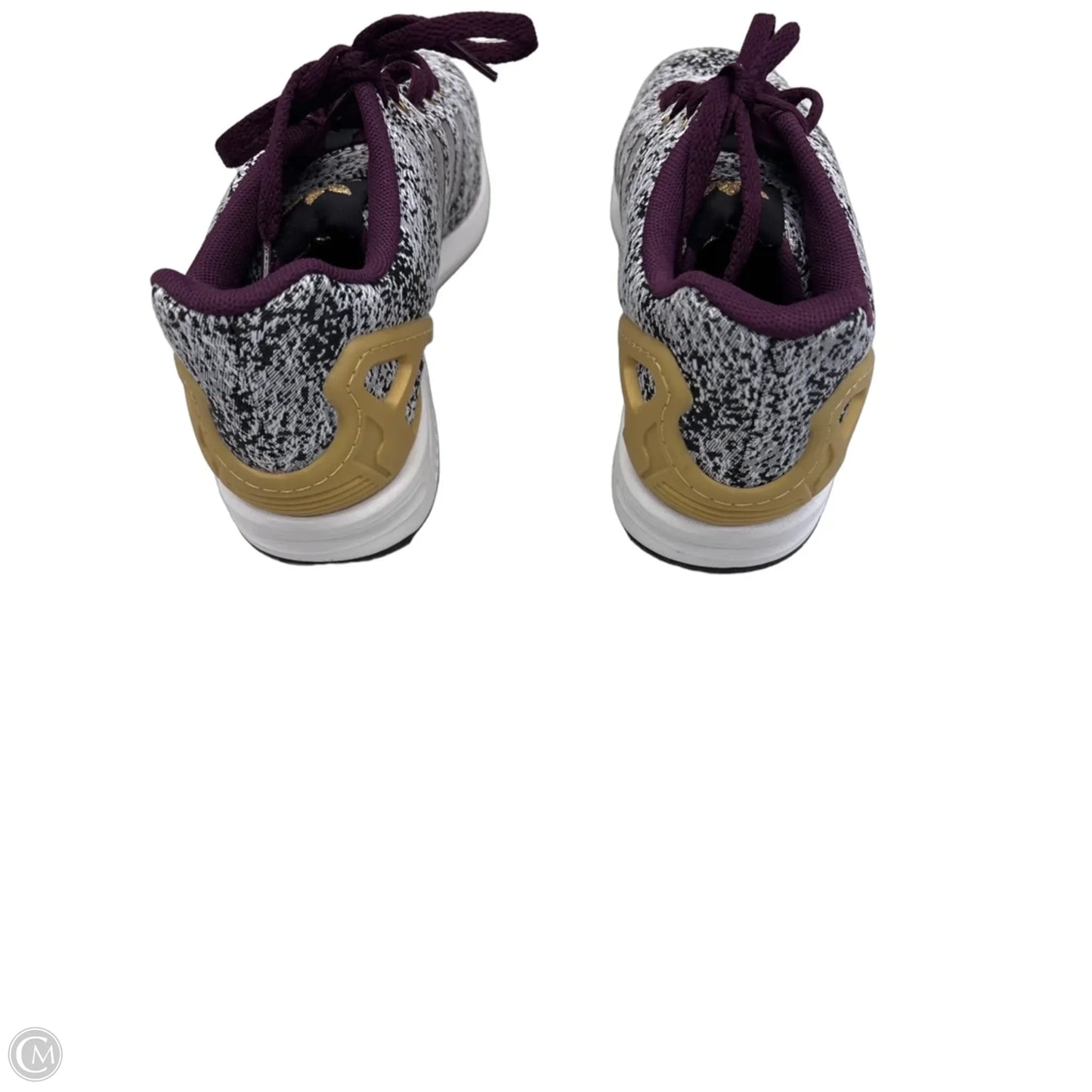 Shoes Sneakers By Adidas In Grey & Purple, Size: 6