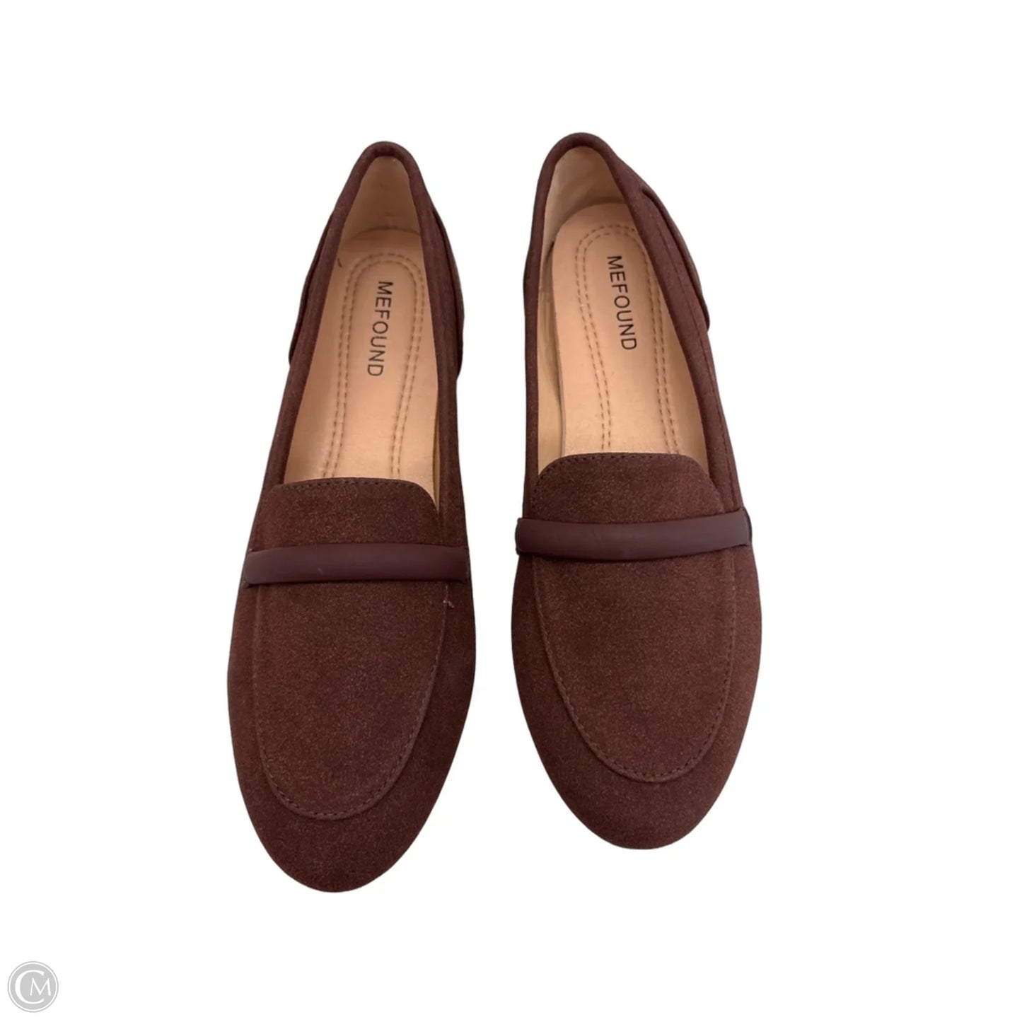 Shoes Flats By Clothes Mentor In Brown, Size: 9.5
