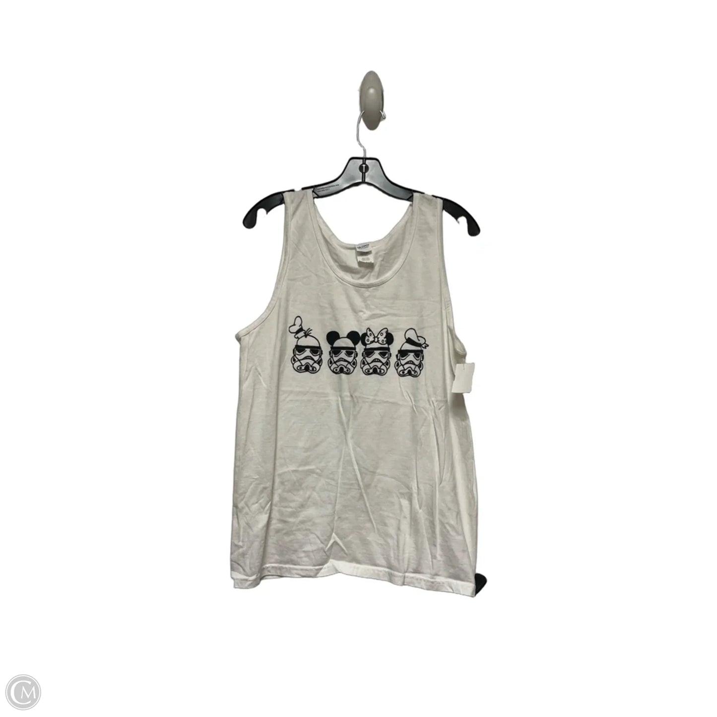 Tank Top By Gildan In White, Size: M
