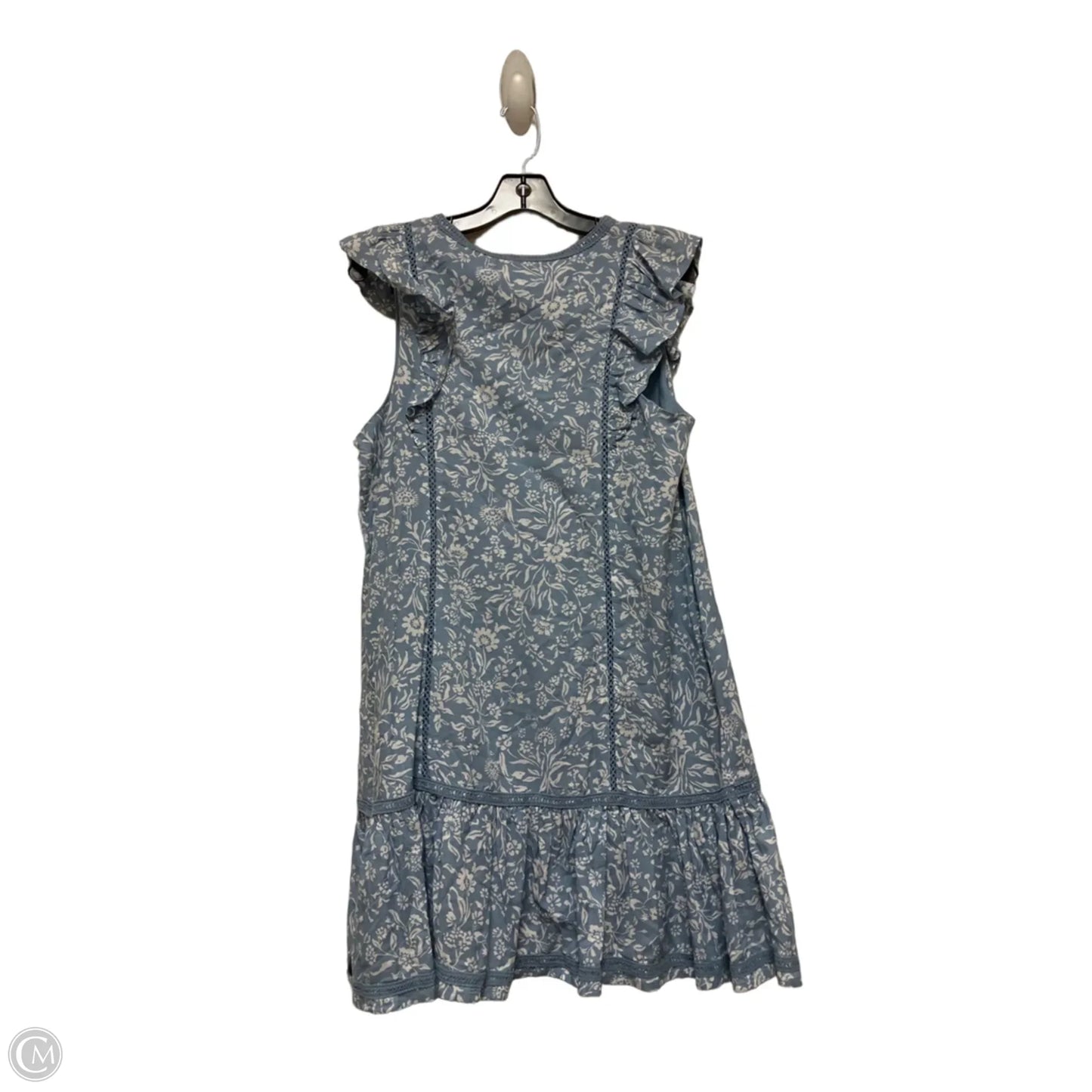 Dress Casual Short By Lucky Brand In Blue & White, Size: M