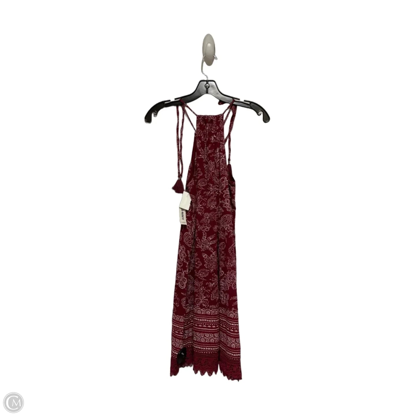 Dress Casual Short By Old Navy In Red & White, Size: S