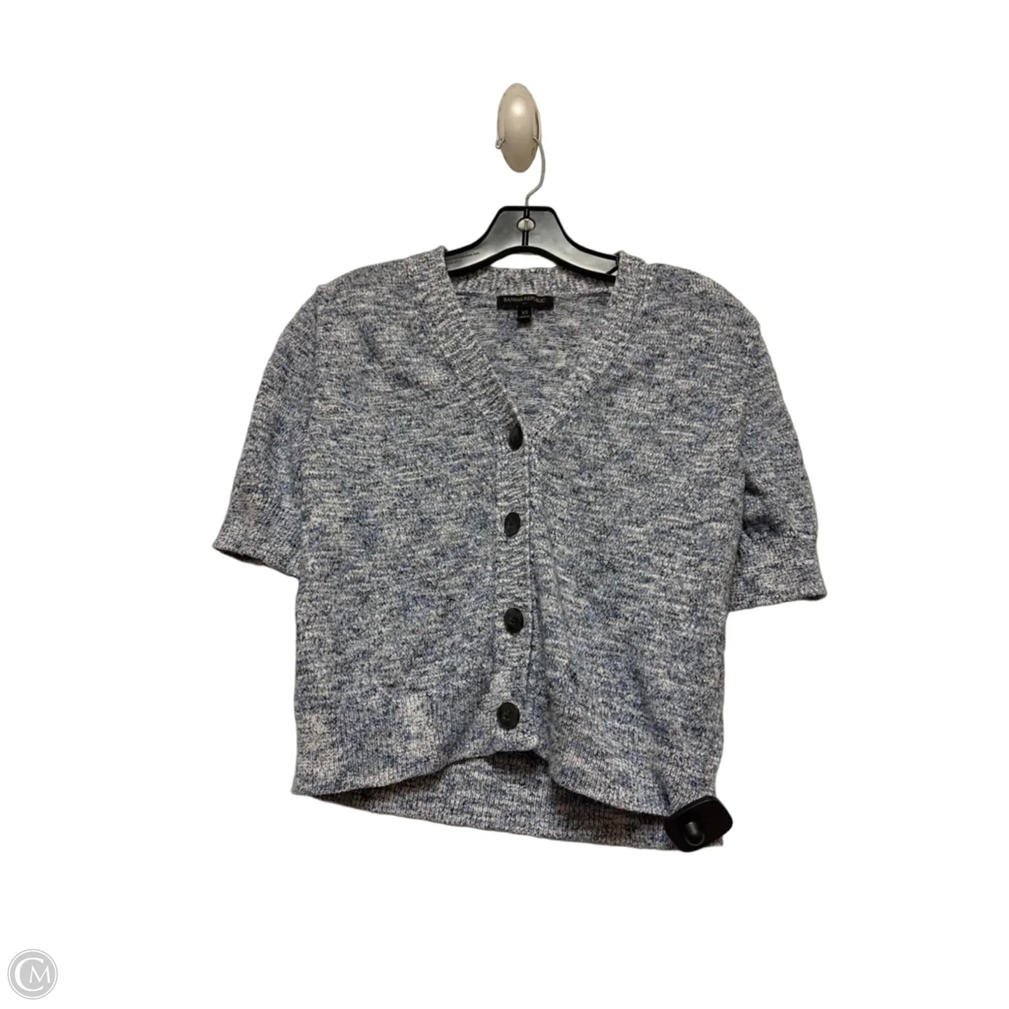 Top Short Sleeve By Banana Republic In Blue, Size: Xs