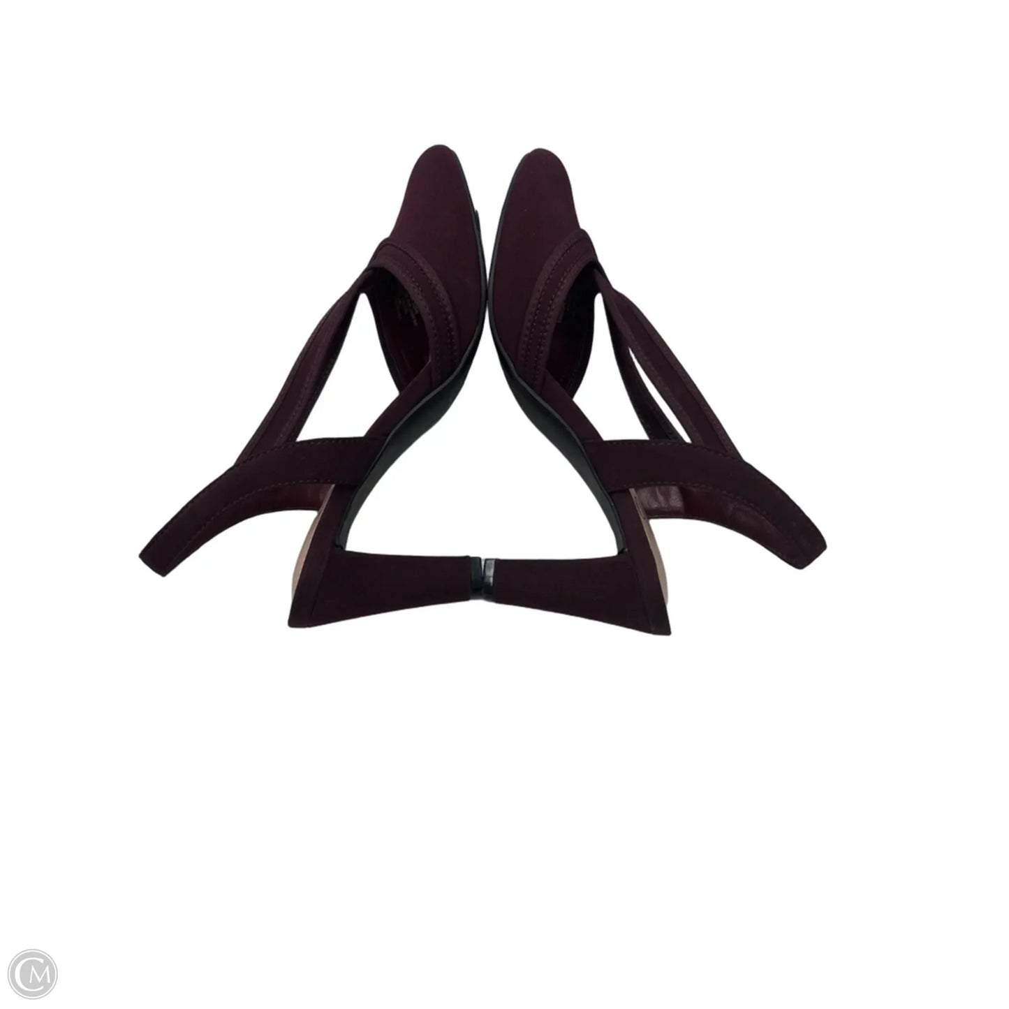 Shoes Heels Kitten By Impo In Maroon, Size: 7