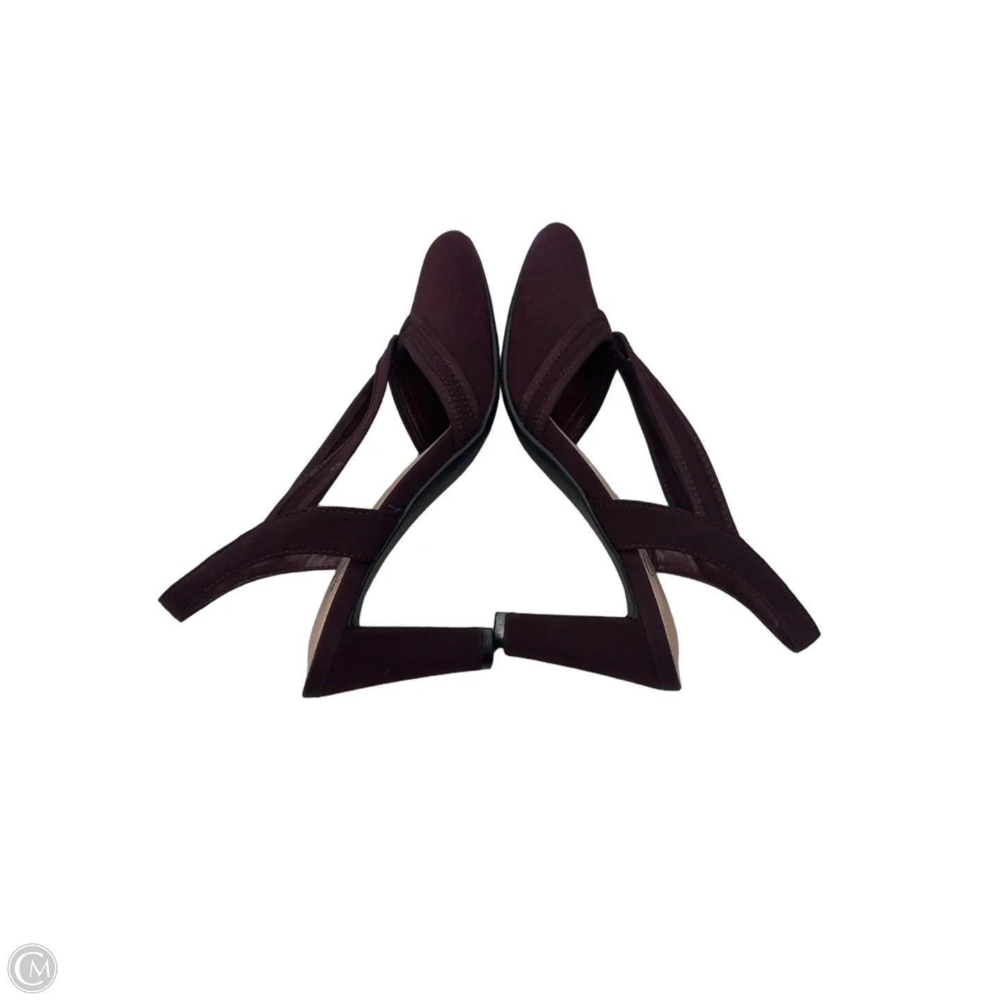 Shoes Heels Kitten By Impo In Maroon, Size: 7