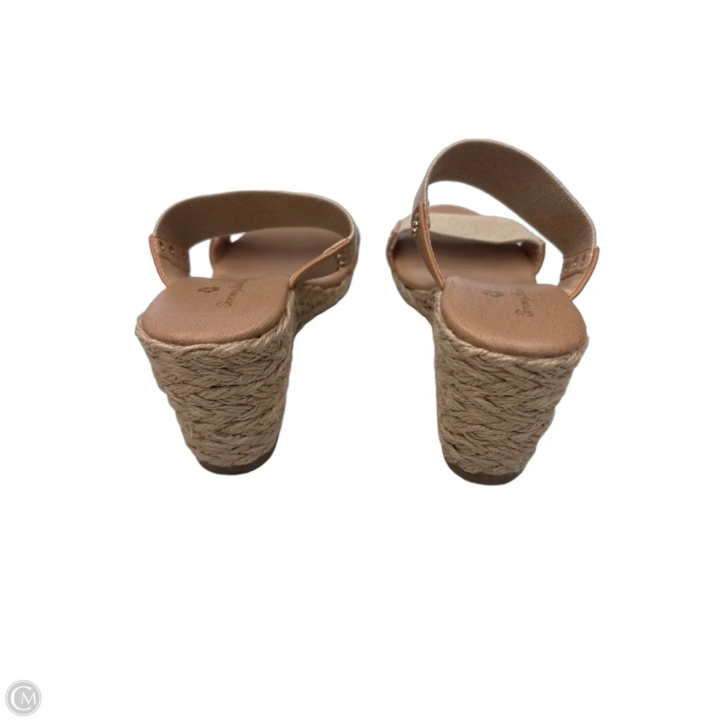 Sandals Heels Wedge By Tommy Bahama In Tan, Size: 7