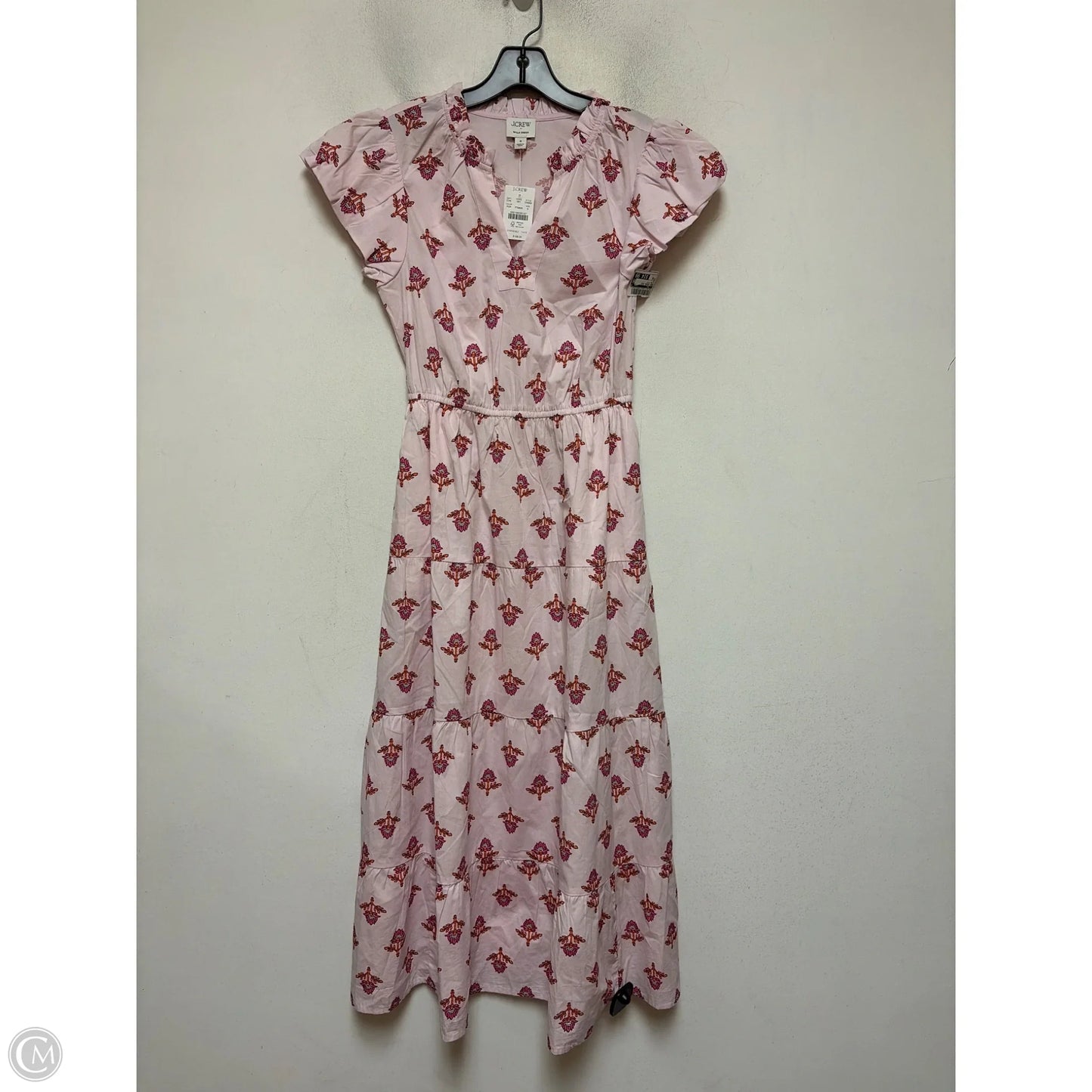 Dress Casual Midi By J. Crew In Floral Print, Size: Xs