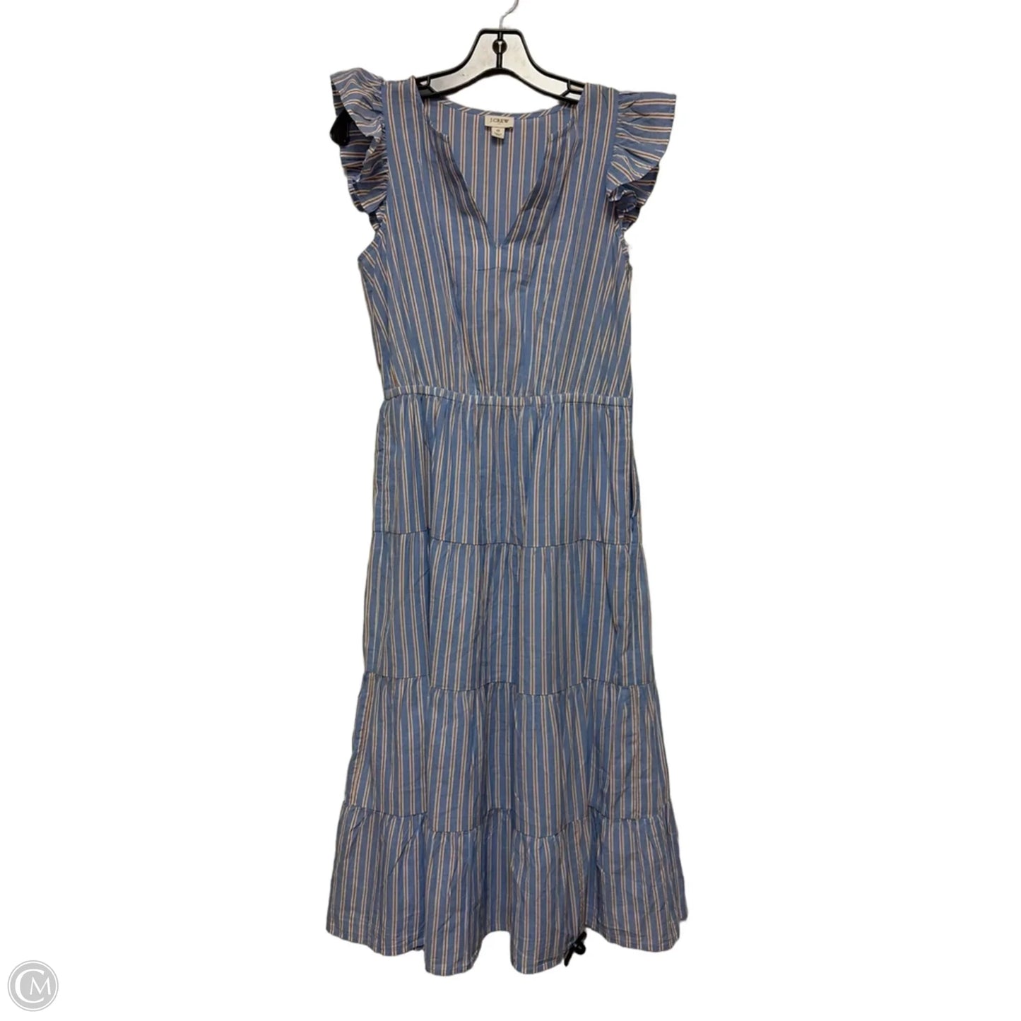 Dress Casual Midi By J. Crew In Striped Pattern, Size: Xs
