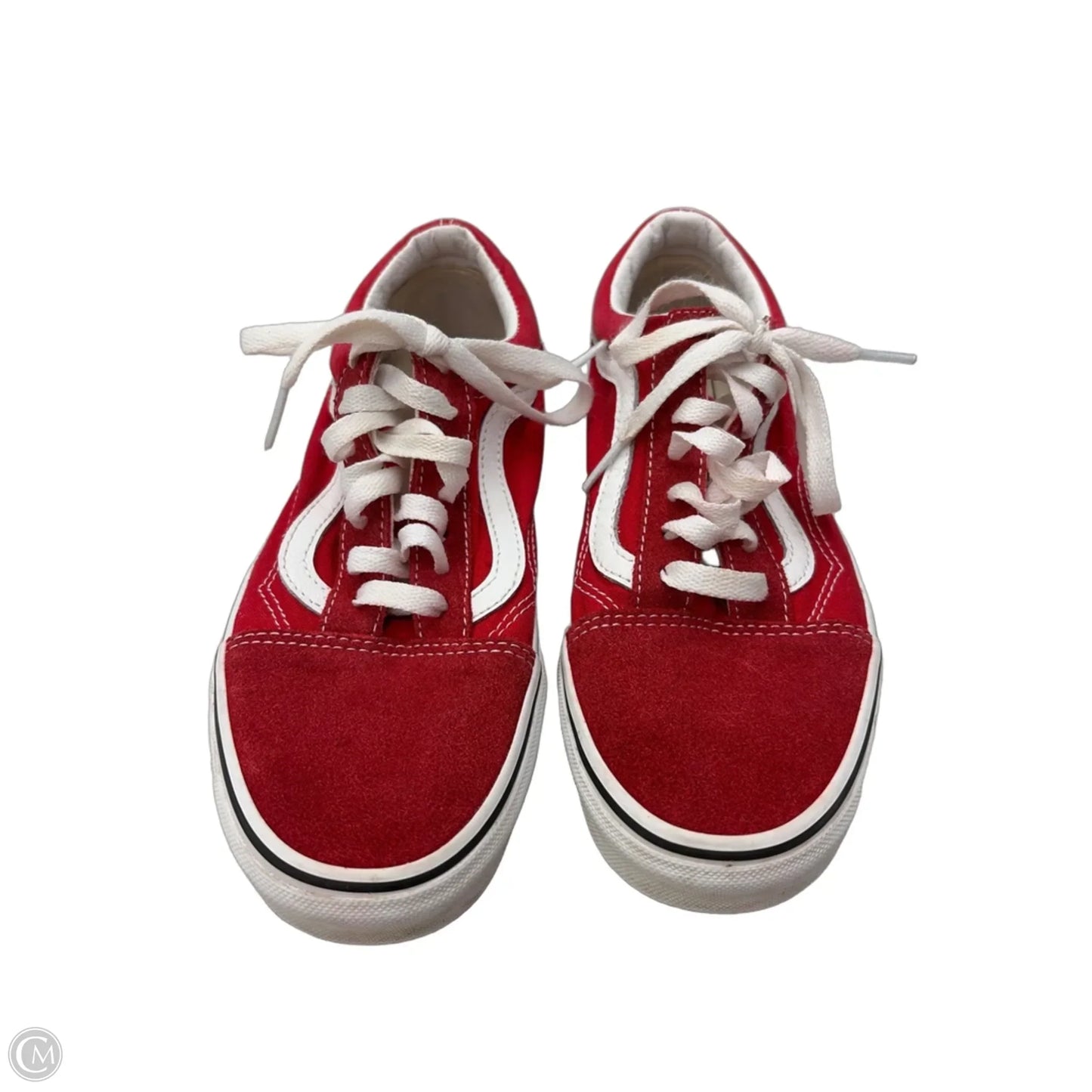 Shoes Sneakers By Vans In Red, Size: 7.5
