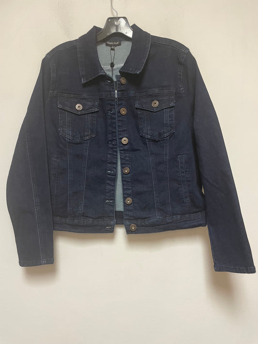 Jacket Denim By Clothes Mentor  Size: L