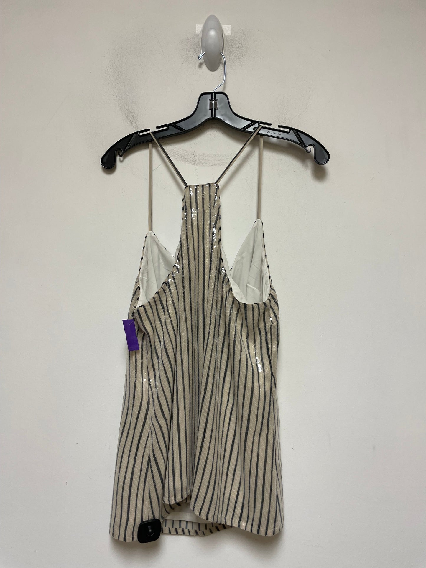 Striped Pattern Top Sleeveless Banana Republic, Size L