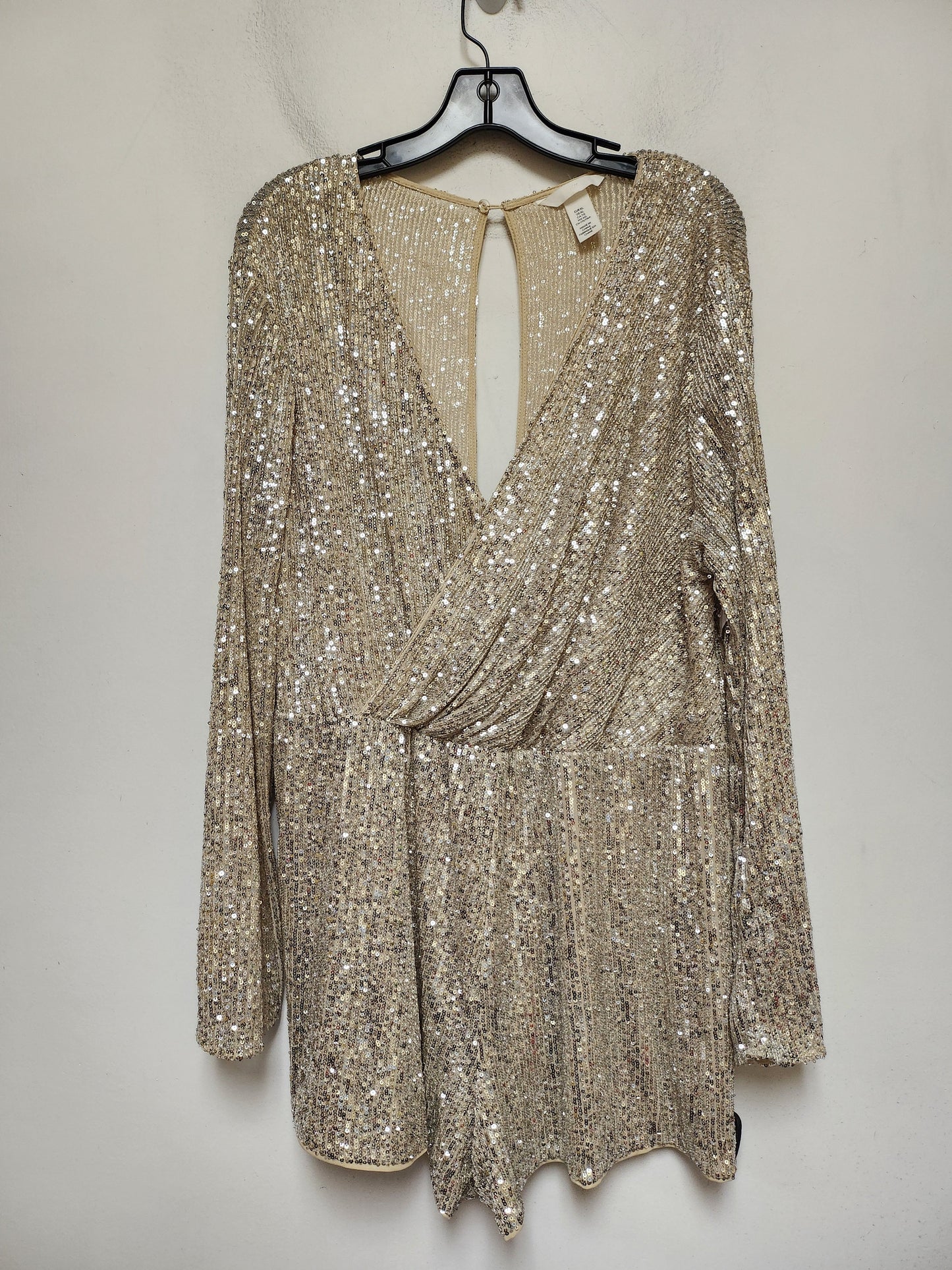 Romper By H&m In Silver & Tan, Size: Xl