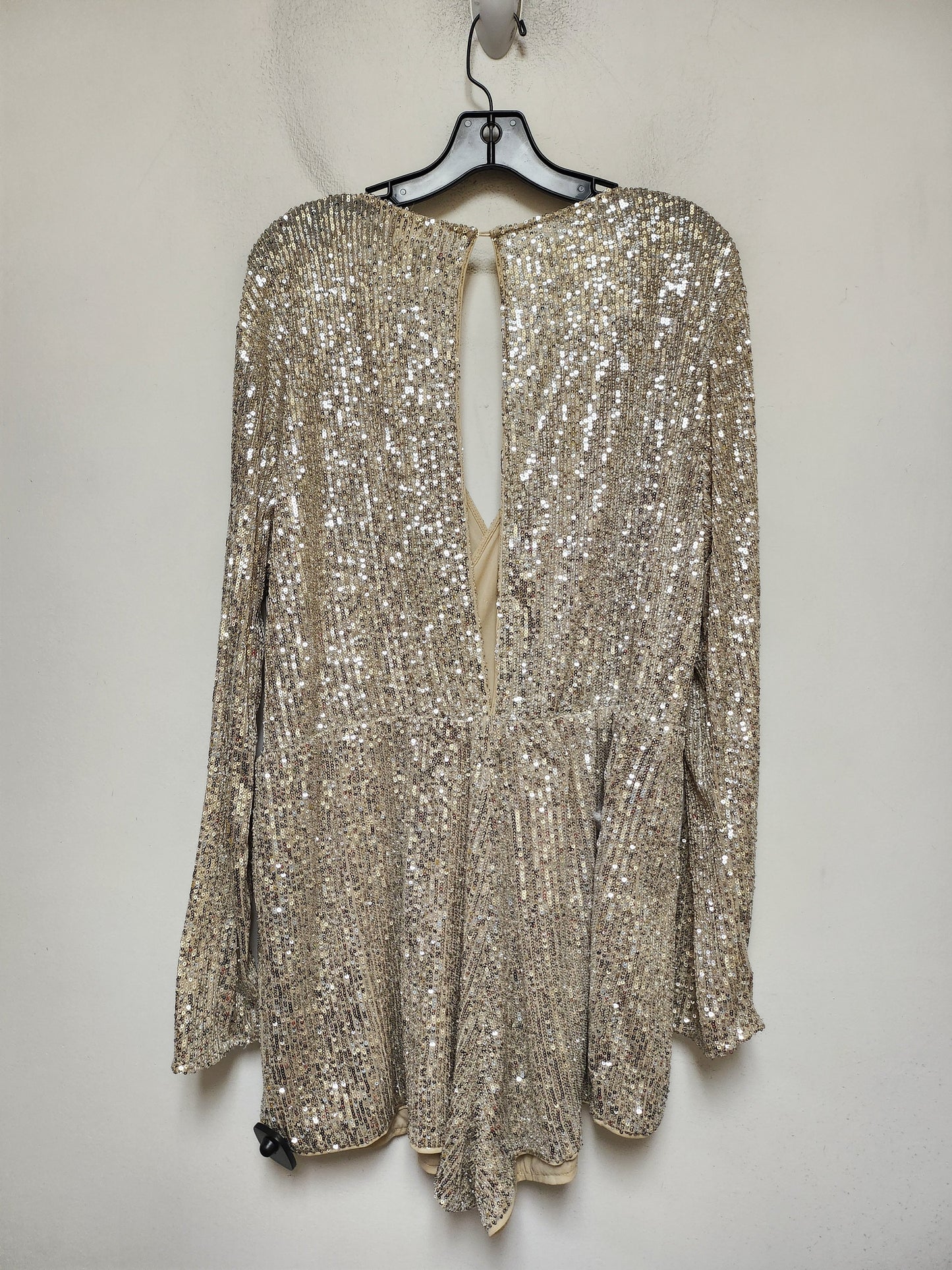 Romper By H&m In Silver & Tan, Size: Xl