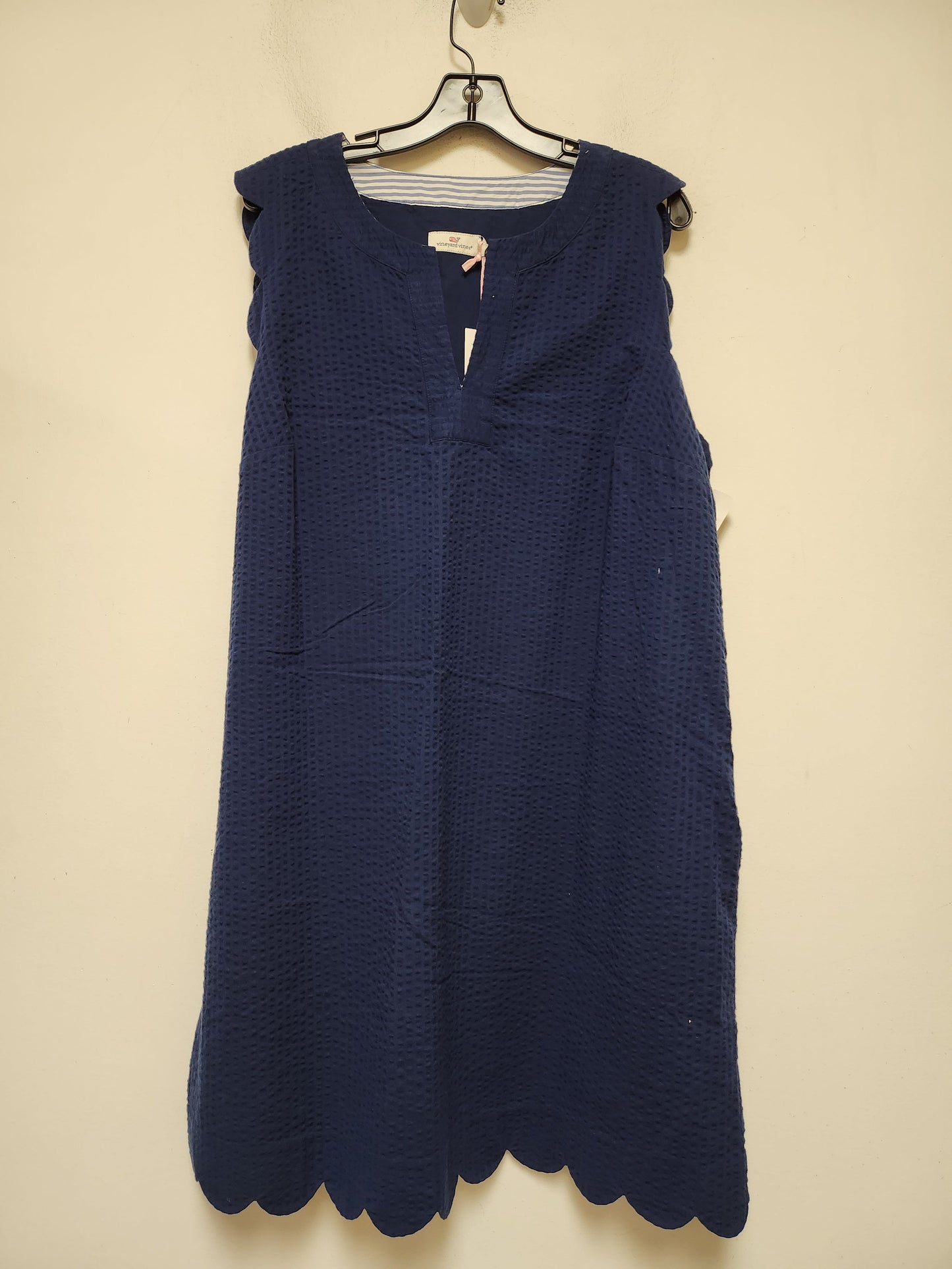 Blue Dress Casual Short Vineyard Vines, Size 2x