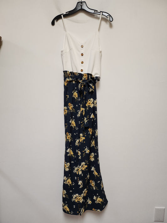 Floral Print Jumpsuit Clothes Mentor, Size Xs