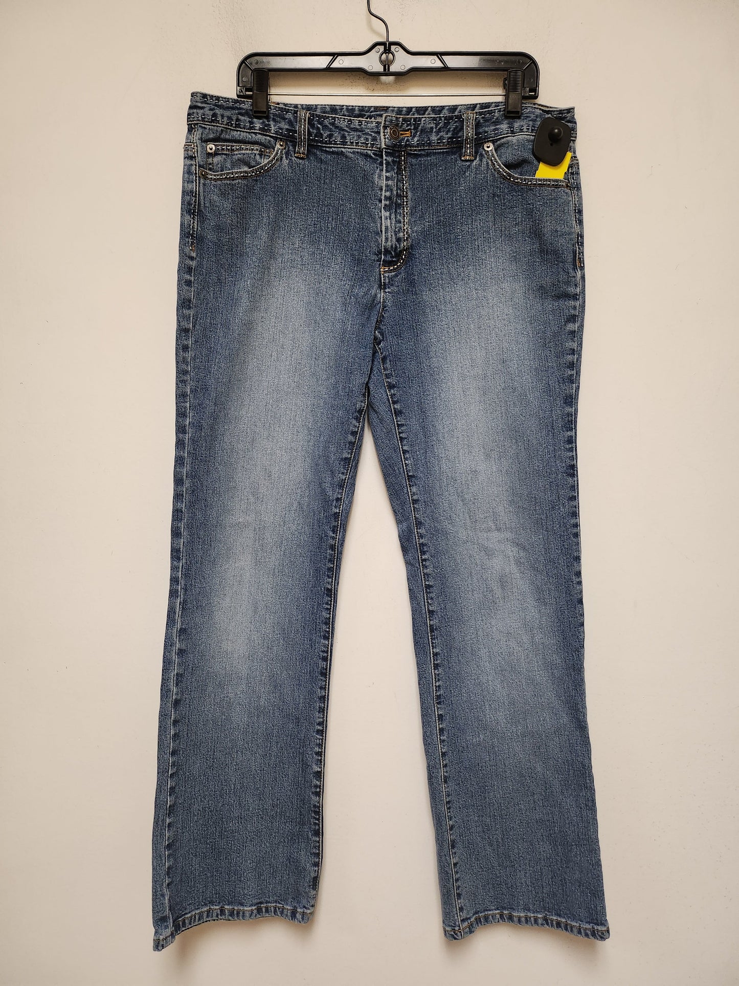 Jeans Straight By Michael By Michael Kors In Blue Denim, Size: 12