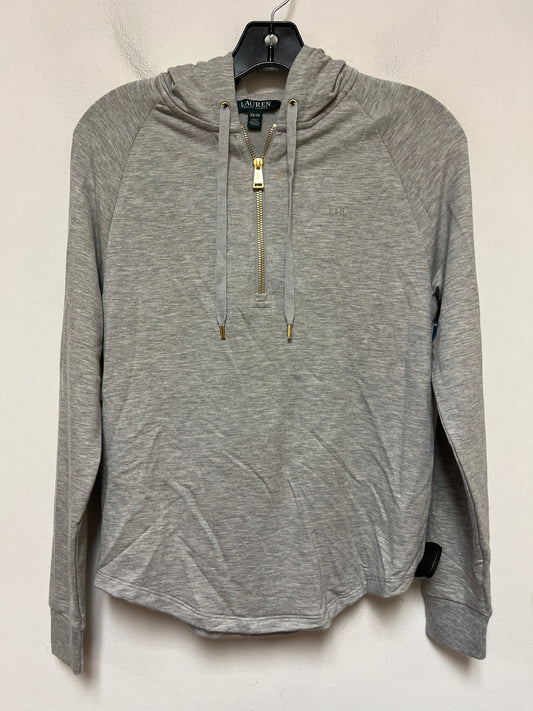 Top Long Sleeve By Lauren By Ralph Lauren In Grey, Size: Xs