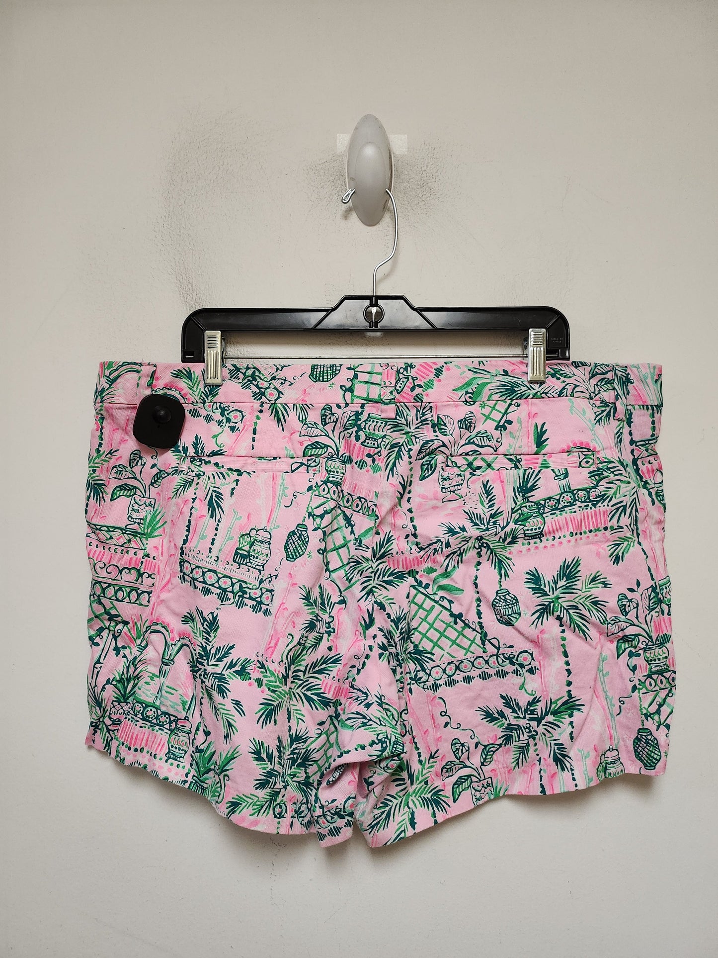 Shorts Designer By Lilly Pulitzer In Green & Pink, Size: 16