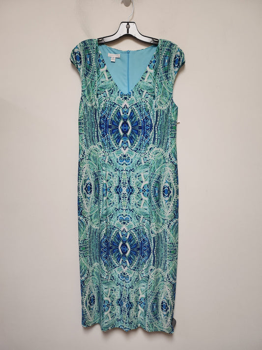 Multi-colored Dress Casual Maxi London Times, Size L