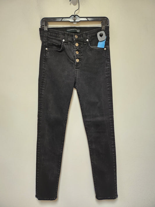 Jeans Straight By Veronica Beard In Black, Size: 6