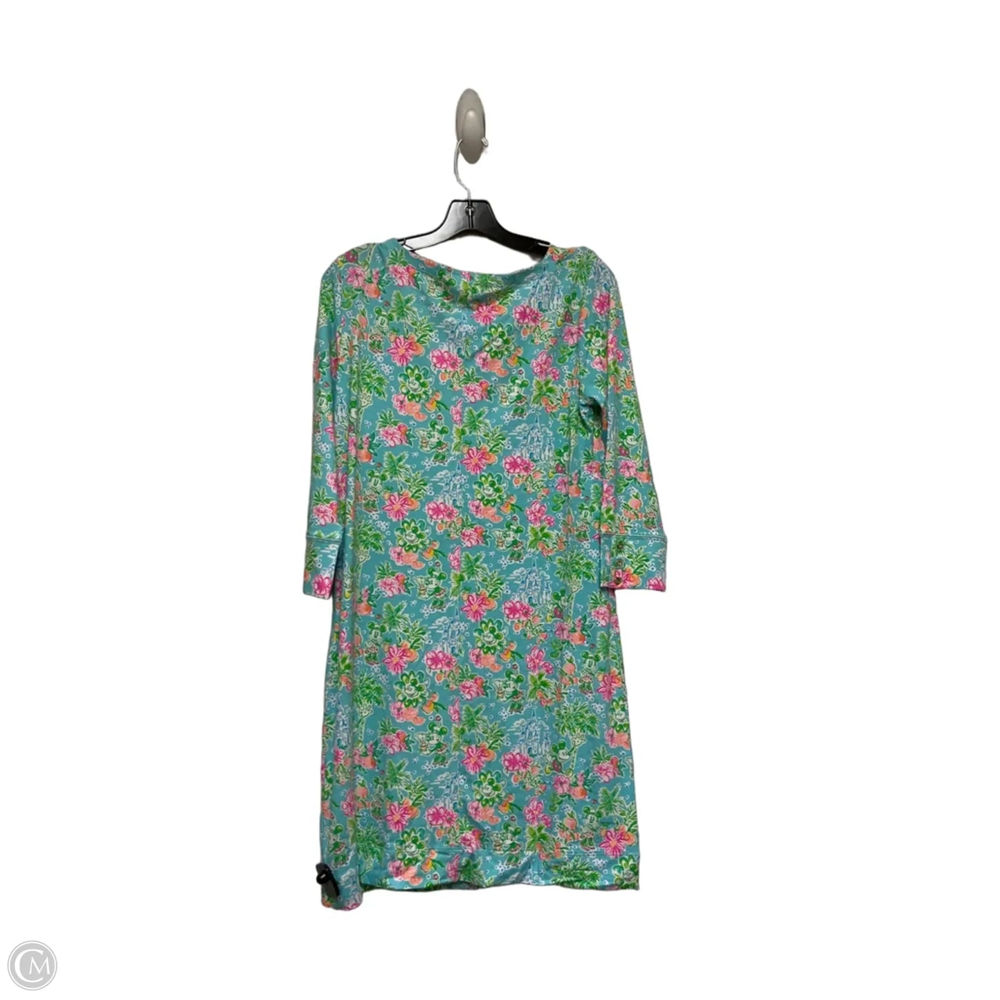 Dress Designer By Lilly Pulitzer In Blue & Green, Size: L