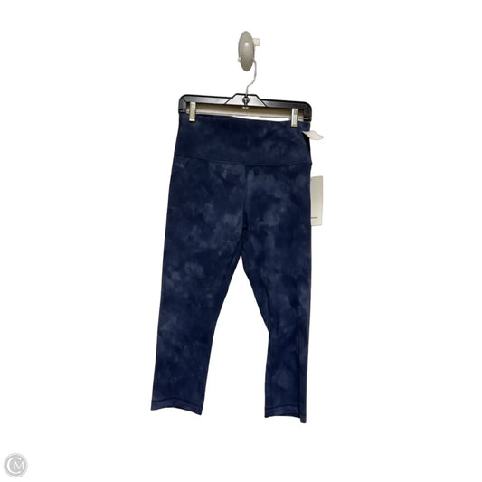 Athletic Leggings Capris By Lululemon In Blue, Size: 10