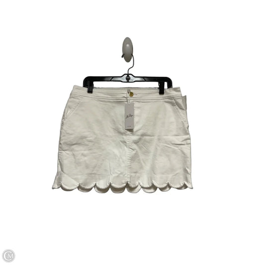 Skort Designer By Lilly Pulitzer In White, Size: M