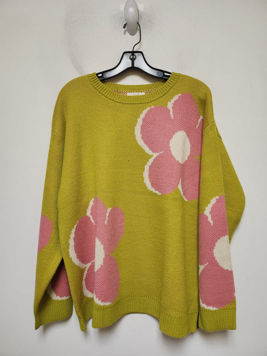 Sweater By Easel In Floral Print, Size: M