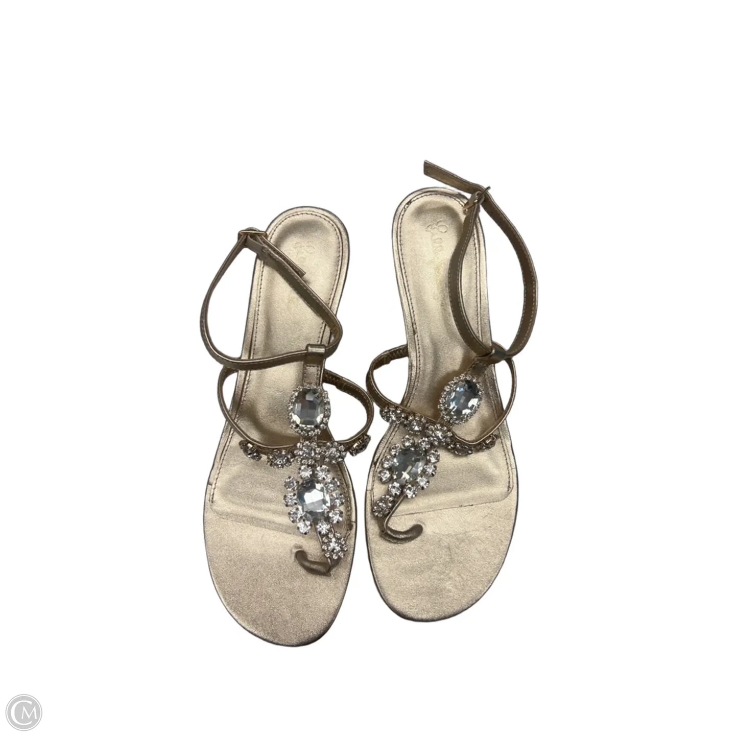 Shoes Designer By Lilly Pulitzer In Gold, Size: 8.5