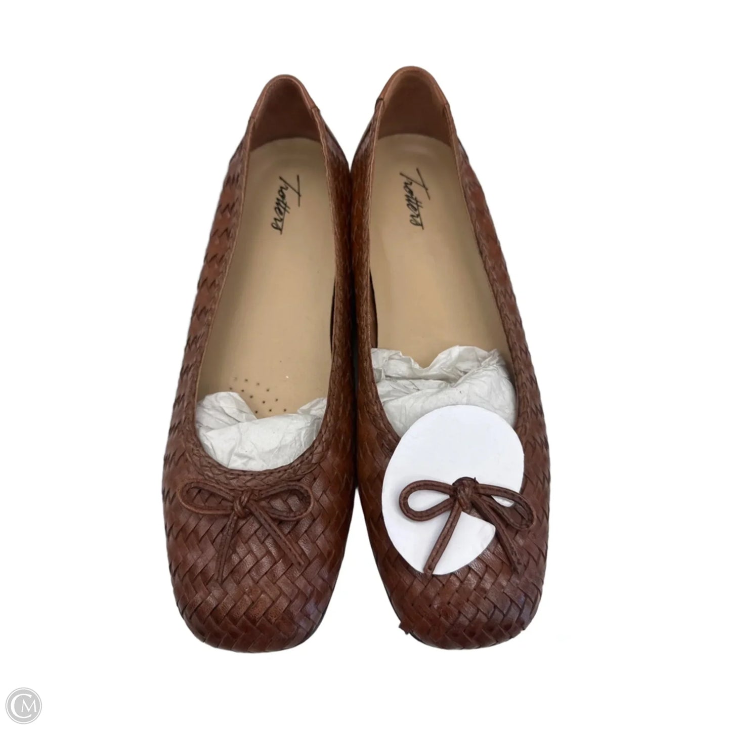 Shoes Flats By Clothes Mentor In Brown, Size: 10