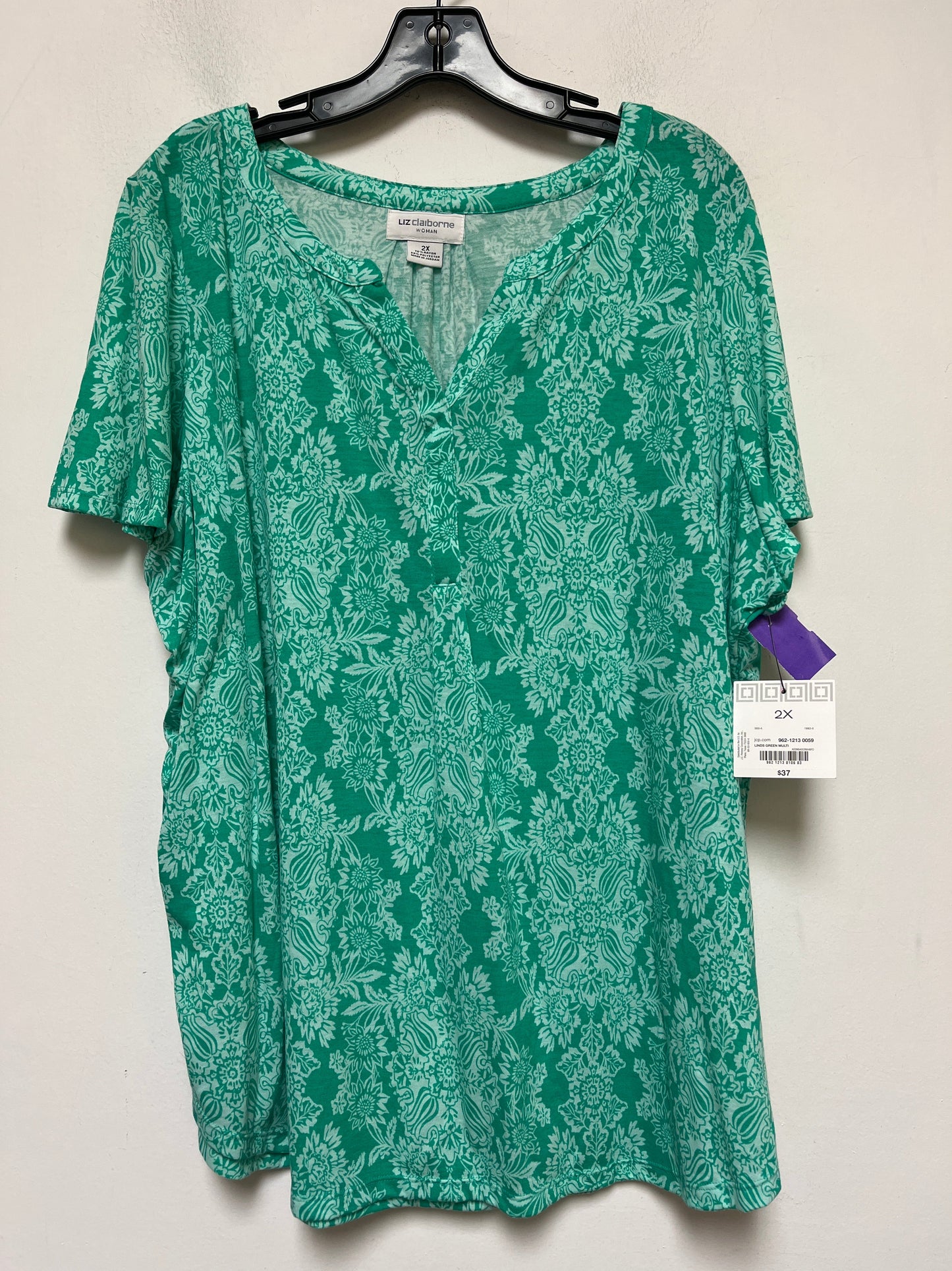 Top Short Sleeve By Liz Claiborne  Size: 2x