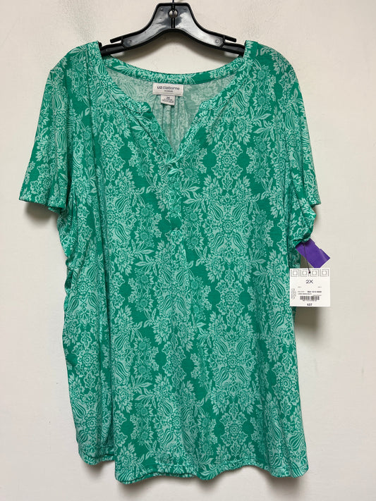 Top Short Sleeve By Liz Claiborne  Size: 2x