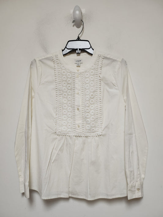 Ivory Top Long Sleeve J. Crew, Size Xs