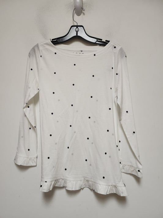 Polkadot Pattern Top Long Sleeve Basic Loft, Size Xs