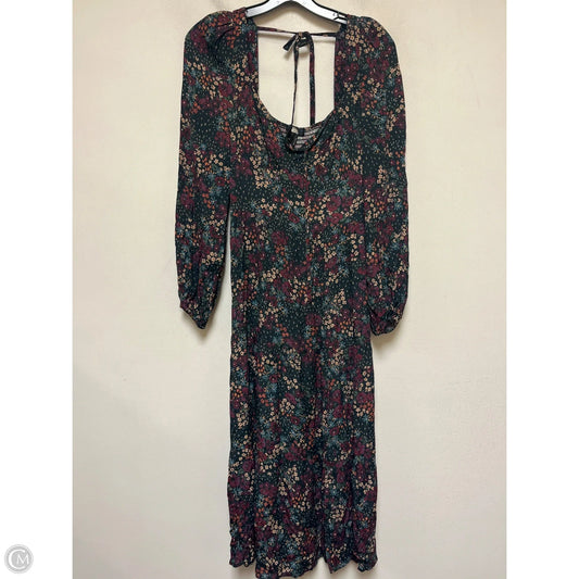 Dress Casual Midi By Paige In Floral Print, Size: Xs
