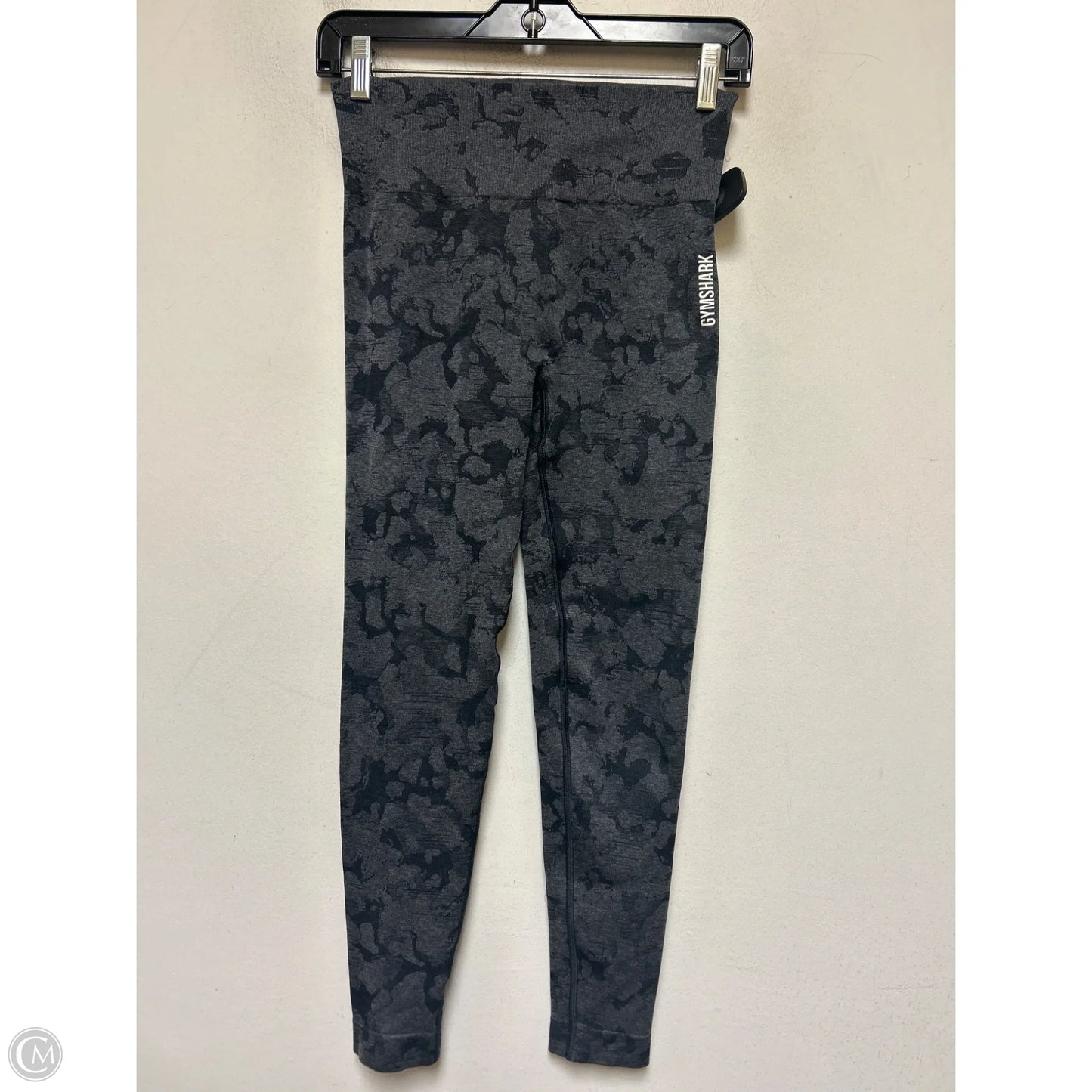 Athletic Leggings By Gym Shark In Black & Grey, Size: S