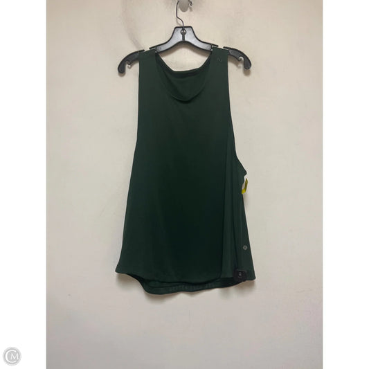 Athletic Tank Top By Lululemon In Green, Size: Xl