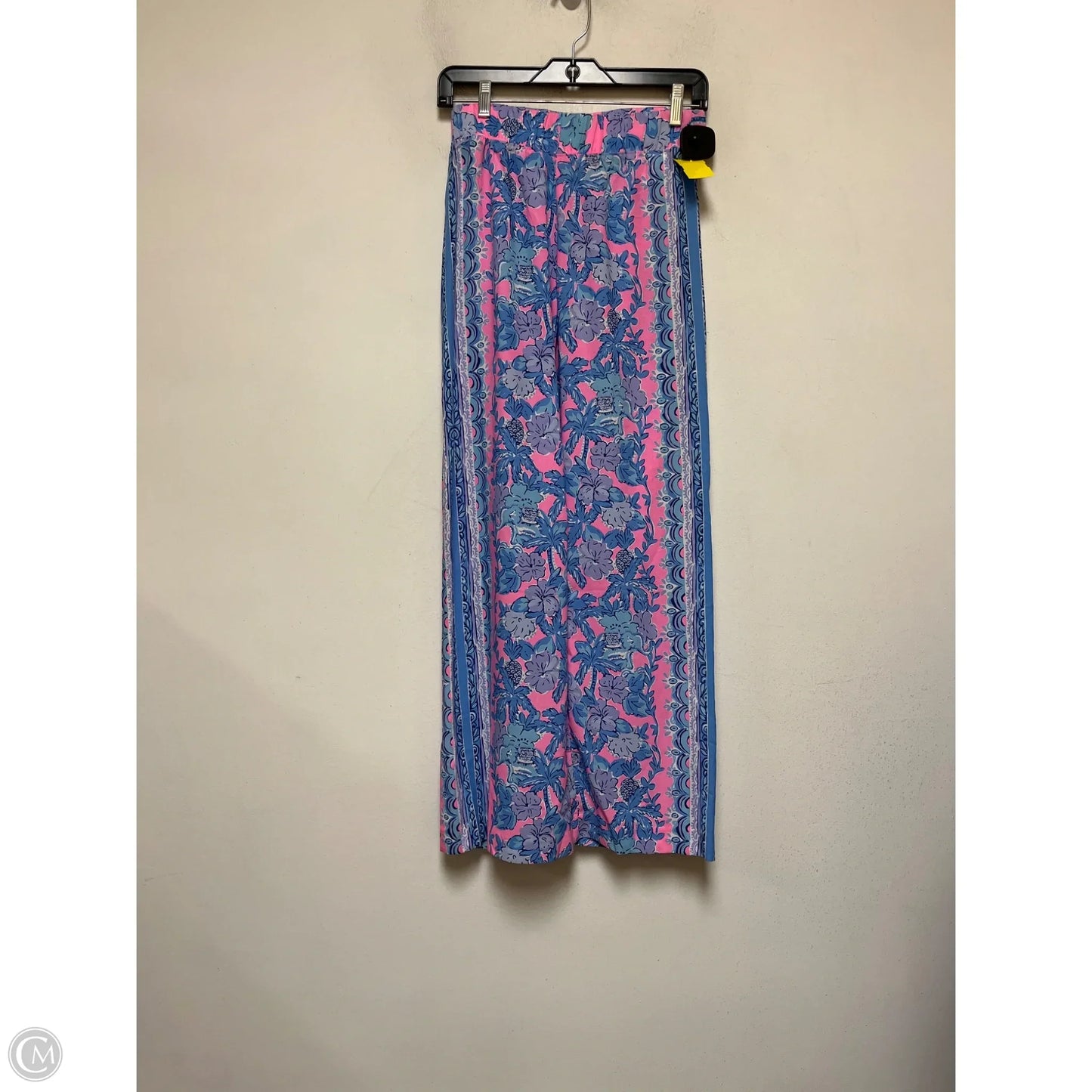 Pants Designer By Lilly Pulitzer In Blue & Pink, Size: Xs