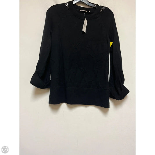 Top Long Sleeve By Loft In Black, Size: Xs