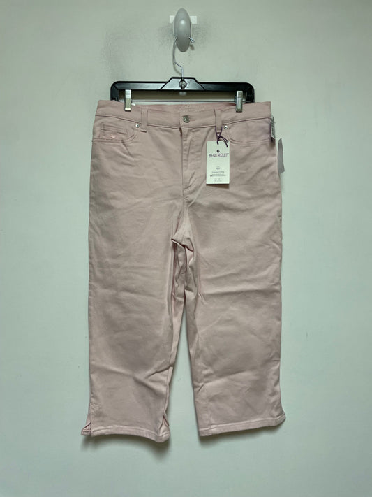 Pink Jeans Cropped Gloria Vanderbilt, Size 12